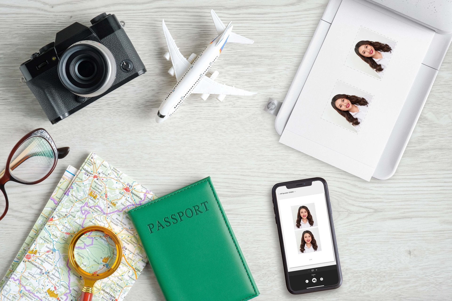 Opprett en bilde-ID fra HP Sprocket-appen
