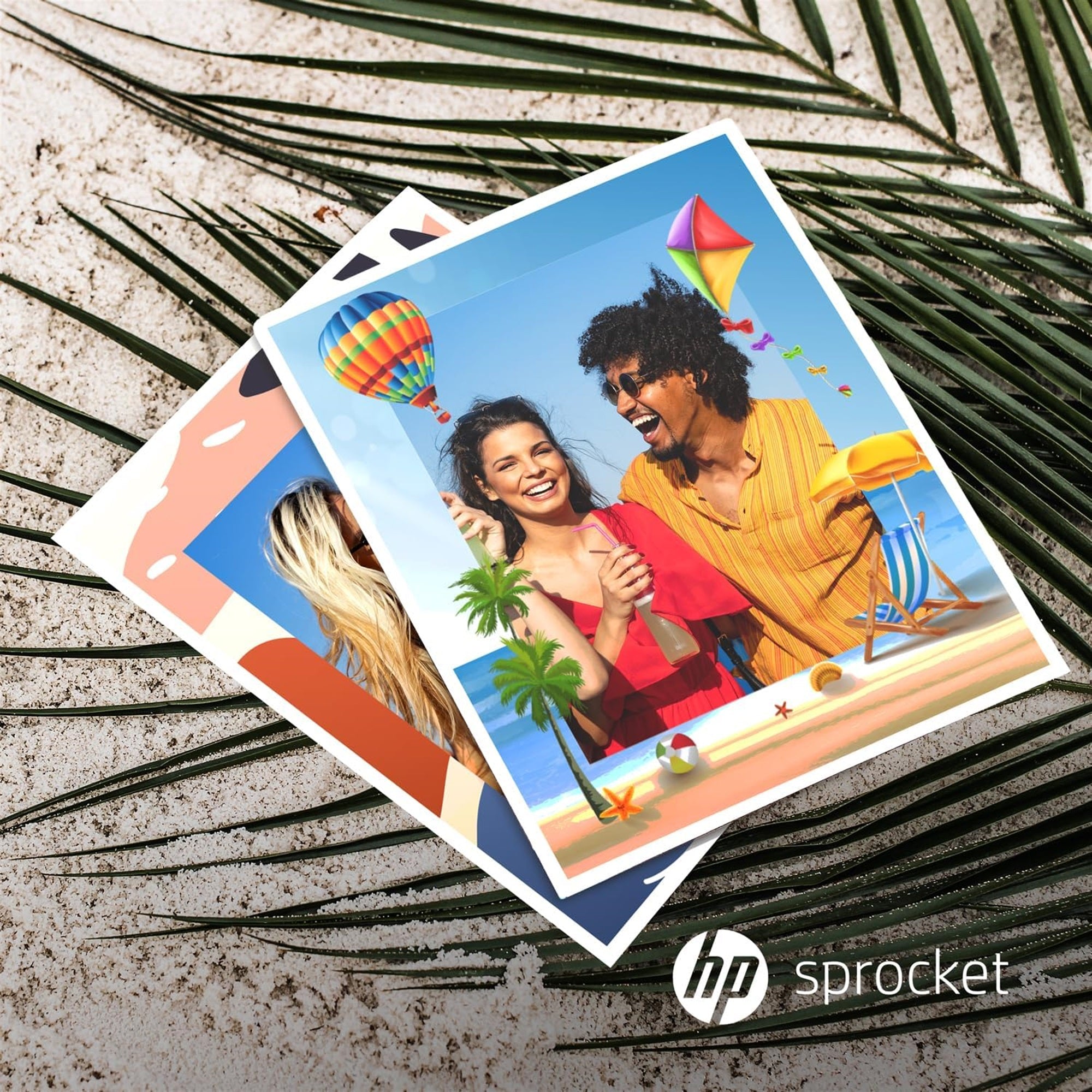 HP Sprocket Photobooth 3x4 fotoskriver (rosa) pakke med zinkpapir (100 ark) og bæreveske