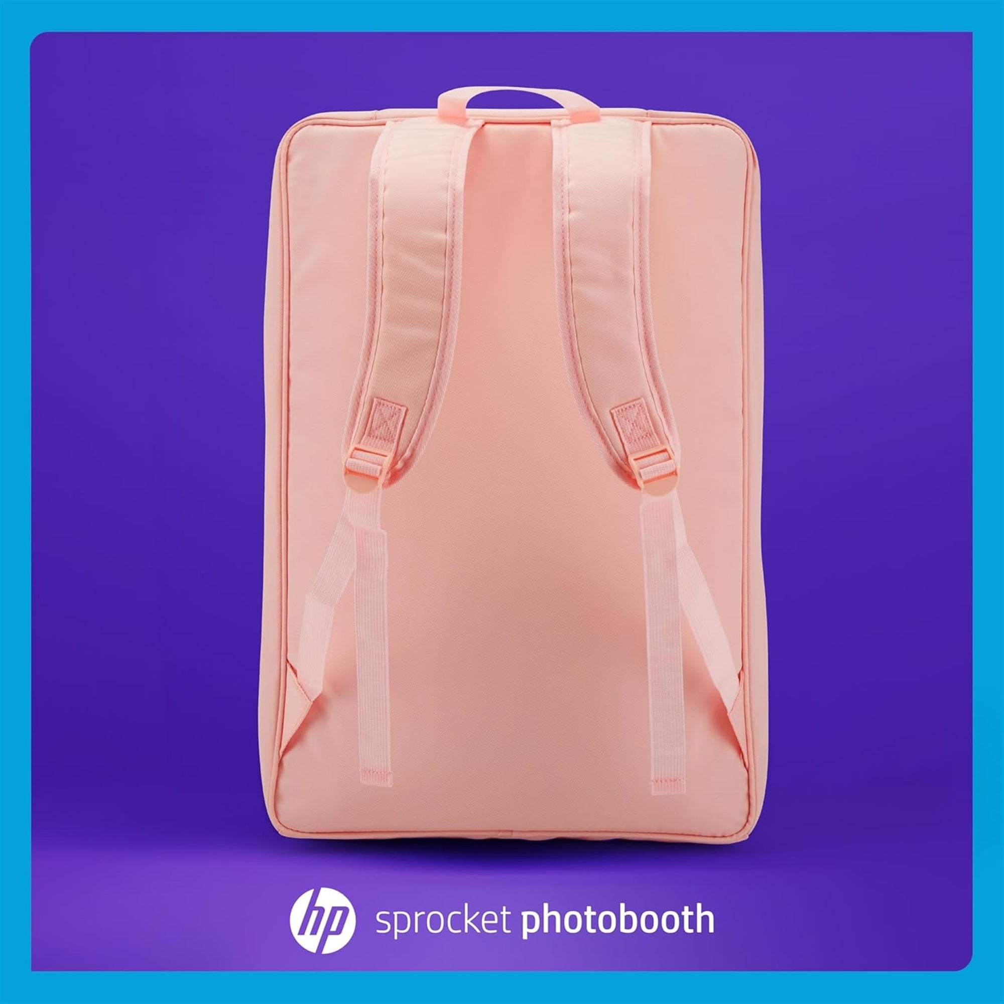 HP Sprocket Photobooth reiseryggsekk (rosa), eksklusivt for HP Sprocket Photobooth-skriver