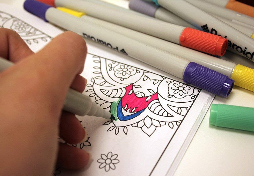 Colorful Fine & Chisel Double Twin Tip Markers 12 Pack hpsprocket